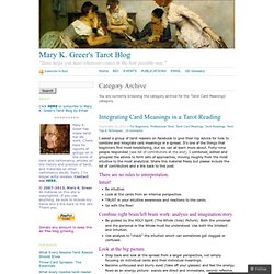 Mary K. Greer's Tarot Blog