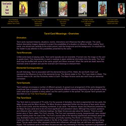 Tarot Card Meanings - Understanding Rider-Waite-Smith Tarot Cards