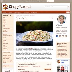 Tarragon Egg Salad Recipe