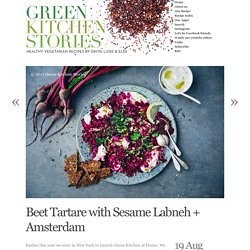 Beet Tartare with Sesame Labneh + Amsterdam