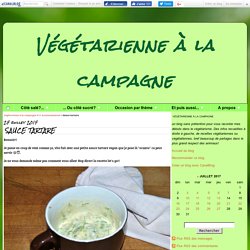 Sauce tartare - Végétarienne à la campagne
