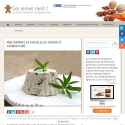 Minis tartares de faisselle de chèvre et saumon fumé