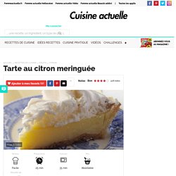 Tarte au citron meringuée, facile