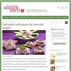 Tartinade onctueuse de haricots rouges