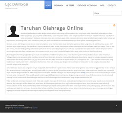 Taruhan Olahraga Online