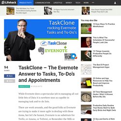 TaskClone – The Evernote Answer to Tasks, To-Do’s and Appointments