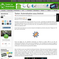 Tasker: Automatisation sous Android