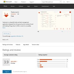 Taskorami – Windows Apps on Microsoft Store