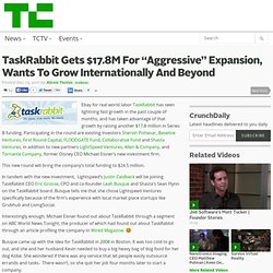 TaskRabbit Gets $17.8M For “Aggressive” Expansion, Wants To Grow Internationally And Beyond