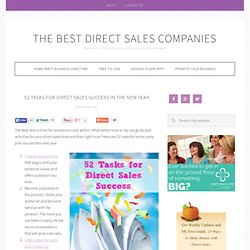 52 Tasks for Direct Sales Success in the New Year