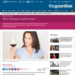 Wine-tasting: it's junk science