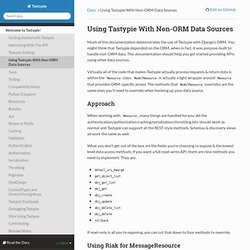 Using Tastypie With Non-ORM Data Sources — Tastypie 0.10.0 documentation