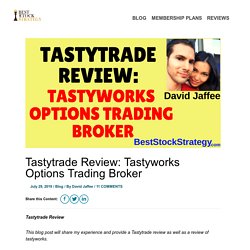 Tastytrade & Tastyworks Review: Pros, Cons, Fees & More
