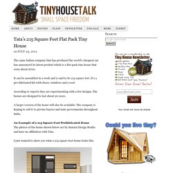Tata’s 215 Square Feet Flat Pack Tiny House