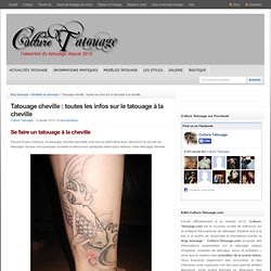 Tatouage cheville : toutes les infos sur le tatouage à la cheville