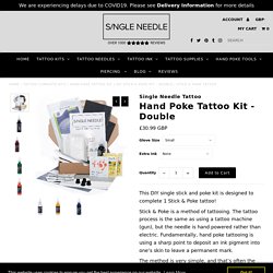 Hand Poke Tattoo Kit - Double