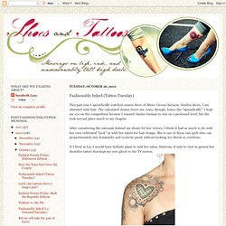 Shoes & Tattoos: Fashionably Inked (Tattoo Tuesday)
