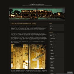 Tomb of Tawosret and Sethnakht (KV14) « Egyptian Monuments