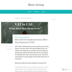Tax & Accounting – More Group