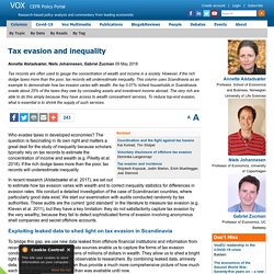 Tax evasion and inequality