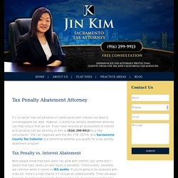 Tax Penalty Abatement Lawyer