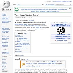 Tax return (United States)