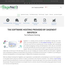 Tax Software Hosting
