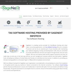 Tax Software Hosting