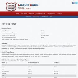 Taxi Cab Fares