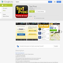 Taxi Proxi (Android)