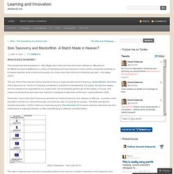 Solo Taxonomy and MentorMob. A Match Made in Heaven?