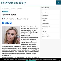 Taylor Cuqua Salary, Net worth, Bio, Ethnicity, Age - Networth and Salary