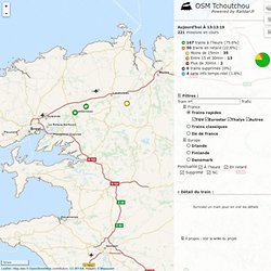 OSM Tchoutchou - Raildar with Open Street Map