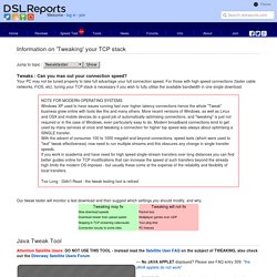 DSLReports.com, ISP Information - Pale Moon