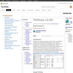 TCPView for Windows