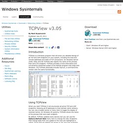 TCPView for Windows