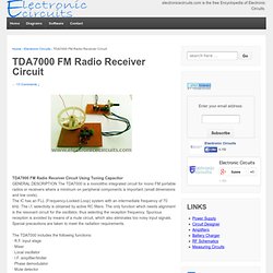 TDA7000 FM Radio Receiver Circuit