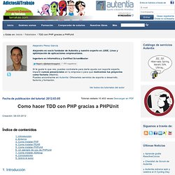 TDD con PHP gracias a PHPUnit