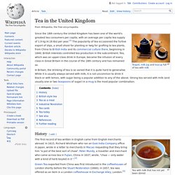 Tea in the United Kingdom