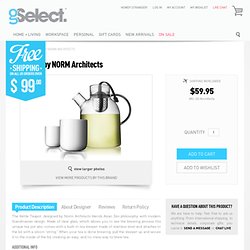 Tea Kettle by NORM Architects [GS-NormKettle] - $79.00 - GSelect - Gifts for Men. Unique, Cool Gift Ideas and Presents