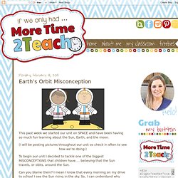 More Time 2 Teach: Earth’s Orbit Misconception