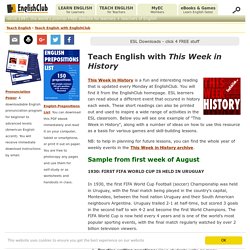 Teach English With This Week in History
