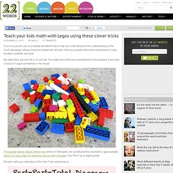 Teach your kids math with Legos using these clever tricks