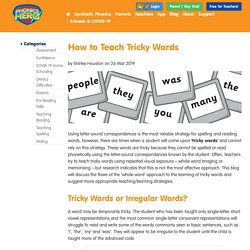 How to Teach Tricky Words - They Don't Have to be Tricky! Phonics Hero
