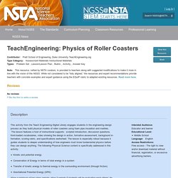 TeachEngineering: Physics of Roller Coasters