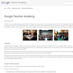 Teacher Academy Resources