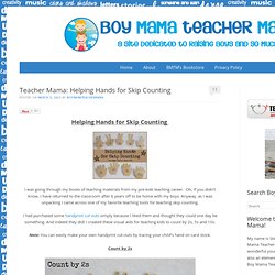 Teacher Mama: Helping Hands for Skip Counting