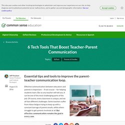 6 Tech Tools That Boost Teacher-Parent Communication