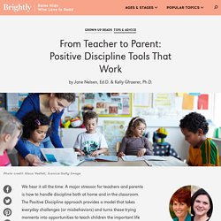 From Teacher to Parent: Positive Discipline Tools That Work