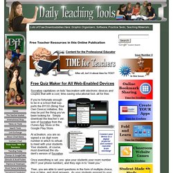Teacher Resources: TIME for Teachers, Issue No. 2